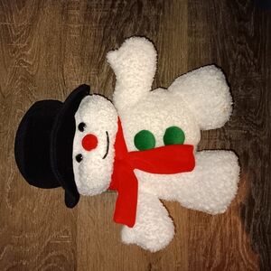 Snowman plush doll